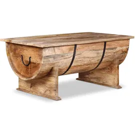 vidaXL Couchtisch Massivholz Mango 88x50x40 cm