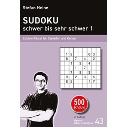 SUDOKU - schwer bis sehr schwer 1