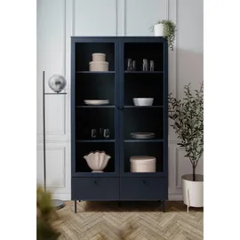 Finori Vitrine Caracas 52A 100 x 183 x 40 cm Blau
