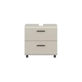 xonox.home Waschbeckenunterschrank – beige – Maße (cm): B: 60 H: 58