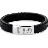 Rebel & Rose Armband Braided Flat RR-L0141-S-L+ Herren Mid 36990 Marke, Einheitsgröße, Nicht-Edelmetall, Kein Edelstein