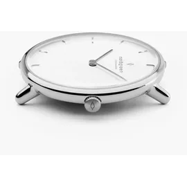 Nordgreen Native Quarz Edelstahl 32 mm NR32SILEBLXX