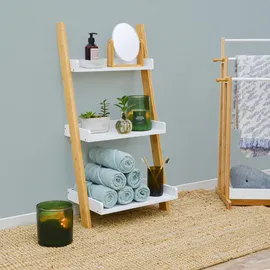 Dune Design Dunedesign Badezimmer-Regal, Weiß, Holz 30x90x45 cm, Wohnzimmer,, -