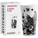 Ritzenhoff & Breker Ritzenhoff Tasse Genussklasse, Porzellan schwarz