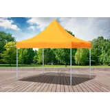 Faltpavillon Faltzelt Pavillon 3x3 Orange Gartenzelt Klappzelt Wasserdicht