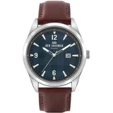 BEN SHERMAN Wb040t Uhr Grey / Brown / Blue One Size