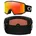 L Ski-Brille Black/Fire One Size