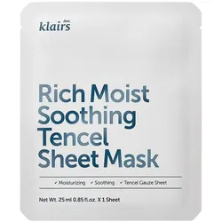 Dear Klairs Rich Moist Soothing Tencel Sheet Mask Tuchmasken   