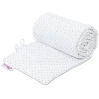 babybay Nestchen Stoff Weiß / Grau