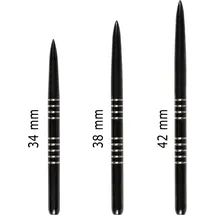 BULL'S GP1 Dart Point 38 mm Schwarz