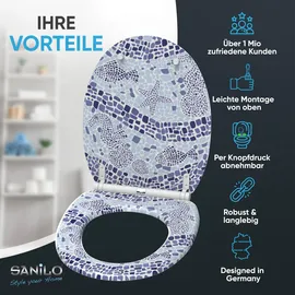 Sanilo Mosaic World blau