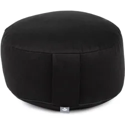Meditationskissen RONDO ECO | Füllung: Dinkel schwarz schwarz No Size