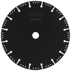 TYROLIT FOCUR SA DxTxH 230x3x22,23 Diamanttrennscheibe für Grau- und Sphäroguss, Form: UC3, Art. 102813
