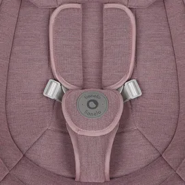 lionelo BLOSSOM Elektrische Babywippe bis zu 9 kg Babyliege Verstellbare Rückenlehne Natürliches Schaukeln 5 Geschwindigkeiten Ergonomischer Sitz Bluetooth-Fernbedienung, 5 Melodien