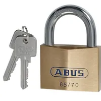 ABUS 85/70 gl Schlosskörper-B.70mm MS gl.0121