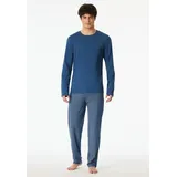 SCHIESSER Pyjama Casual Essentials Blau S (48)