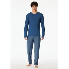 SCHIESSER Pyjama Casual Essentials Blau S (48)