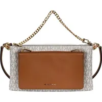 Michael Kors Jet Set Umhängetasche Kunstleder White