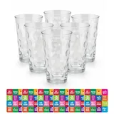 6 x Pfalz Dubbeglas 0,25 L + 6 x "Pfälzer Sprüche" Woideckel - Weinschorle Gläser, Pfalz Weinfeste Schorle Gläser, Pfälzer Dubbegläser