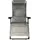 jan kurtz Fiam Amida Relaxliege 110 x 62 x 65 cm silbergrau