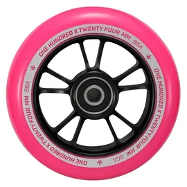 Blunt 10 Spokes Scooter-rad - Black / Rose - 100 mm