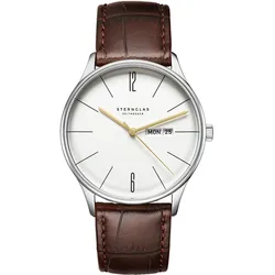 Sternglas S01-BE10-HE05 Herrenarmbanduhr Berlin Quarz Dunkelbraun