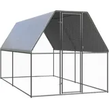 Emmtore Outdoor Hühnerkäfig Verzinkter Stahl Hühnerstall Käfig mehrere Auswahl,2 x 4 x 2 m
