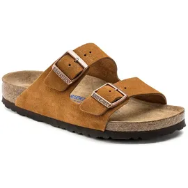 Birkenstock Arizona Weichbettung Veloursleder schmal mink 40