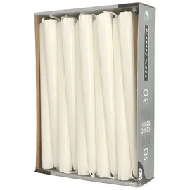 Papstar Leuchterkerzen 24 cm 30 St. weiß