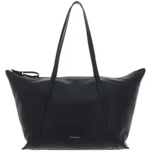 Coccinelle Nory Shopper Baumwolle/Leder Black