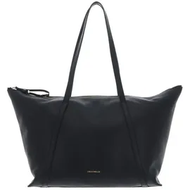 Coccinelle Nory Shopper Baumwolle/Leder Black