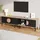 modfu TV-Lowboard 180x35x49 cm Schwarz PVC/Spanplatte/Holzwerkstoff