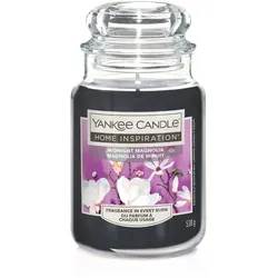 Yankee Candle Home Inspiration Großes Kerze im Glas Midnight Magnolia - lila