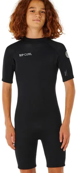 RIP CURL TRAD KIDS 2/2 BACK ZIP Shorty 2026 black - 14