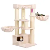 Canadian Cat Company Vancouver Kratzbaum 65 x 55 x 140 cm beige