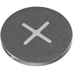 Ladegerät XLayer Wireless Pad 15W Single Qi-zertifiziert Space Grey Smartphones/Tablets
