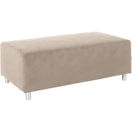 Home Affaire Polsterhocker Györ Mikrofaser 122 x 48 x 68 cm Beige