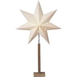 Star Trading Tischleuchte Karo Holz 100 cm