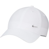 Nike Dri-FIT Club Baseballkappe, White/Metallic Silver, S/M