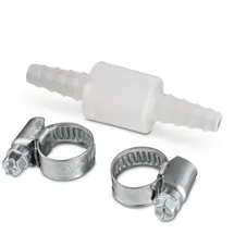 xavax Rückschlagventil mit 2 Schlauchschellen für Ablaufschläuche bis 10 mm Durchmesser (00220733)