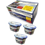 3x Raumentfeuchter  Luftentfeuchter 230g Granulat + Nachfüllpack 2x 1200g Set Box Granulat Luftentfeuchter Keller Auto KFZ