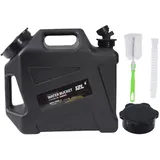12L Wasserkanister, Wasserkanister mitHahn und Griffen, Camping Wasserkanister, Trinkwasserkanister Tragbarer Mehrzweckkanister Wassertank, für Outdoor, Van, Wohnmobil
