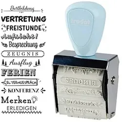 trodat Creative Mini Motivstempel Schulplaner 30 x 5 mm