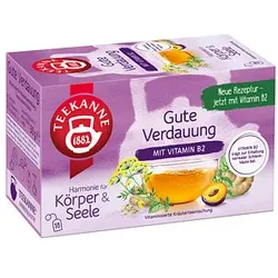 TEEKANNE Gute Verdauung mit Vitamin B2 Tee 18 Portionen