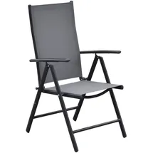Merxx Amalfi Klappsessel 57 x 65 x 108 cm grau 2 St.