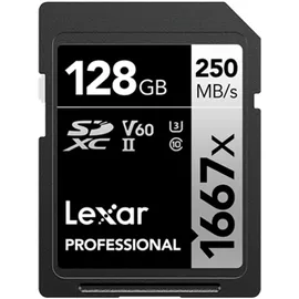 Lexar SDXC-Card 128GB Professional 1667x