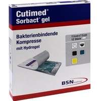BSN Medical Cutimed Sorbact Gel Kompressen 7,5x7,5 cm