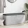vidaXL Sitzbank mit Stauraum Betongrau 102 x 42 x 45 cm