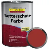 Consolan Wetterschutzfarbe Rot 0,75 l