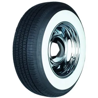 KONTIO 185/80 R13 90S Weißwandreifen Weißwand 70mm (23⁄4\) Oldtimer, WhitePaw "